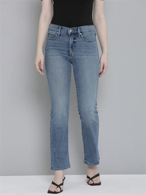 Buy Levis Women Mid Rise Shaping Bootcut Light Fade Stretchable