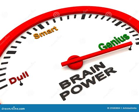 Brain Power Meter Stock Images Image 25583804