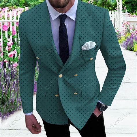 Aesido повседневные мужские костюмы Slim Fit 2 шт. выпускные смокинги ...