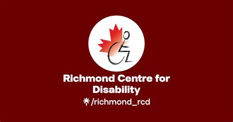 Richmond Centre For Disability Twitter Instagram Linktree