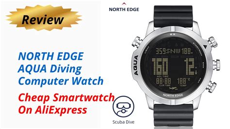 Review North Edge Aqua Diving Computer Watch Cheap Smart Watch On