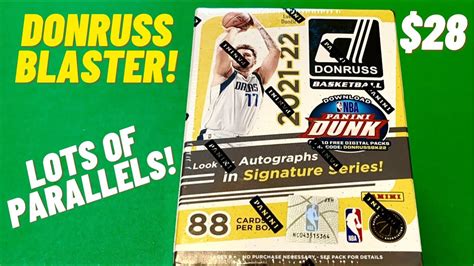 Panini Donruss Basketball Blaster Box Opening Review Orange