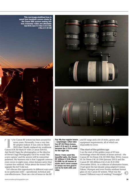 Amateur Photographer Magazine March Back Issue
