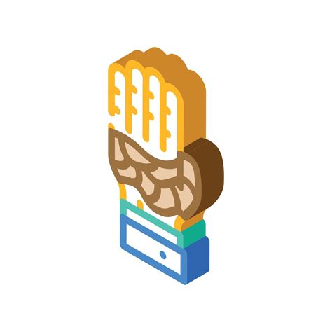 keloid skin disease isometric icon vector illustration 8369861 Vector