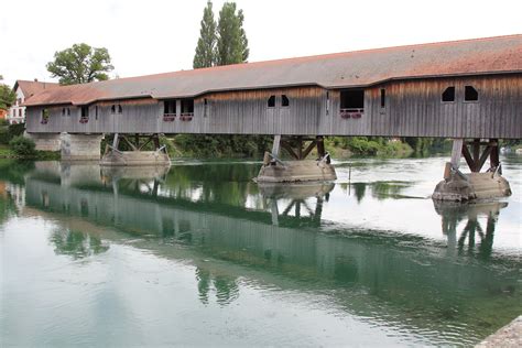 Gedeckte Holzbrücke Büren an der Aare Baujahr 1821 Wie Flickr