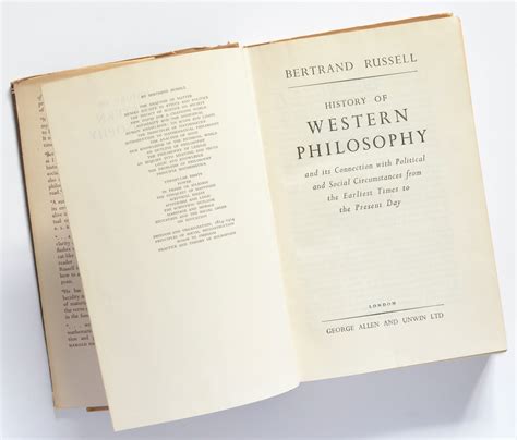 History Of Western Philosophy By Bertrand Russell Illustrated Books