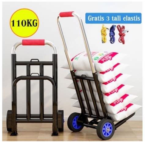 CODHeavy Duty Shopping Trolley Foldable Aluminium Trolley Folding