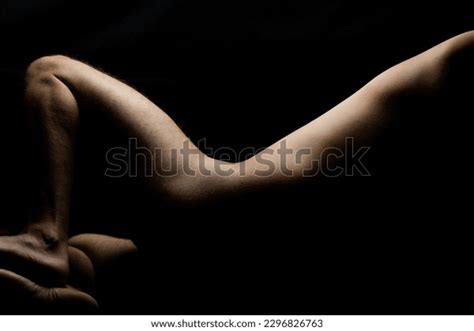 Naked Male Fitness Model Lying On Stock Photo 2296826763 Shutterstock