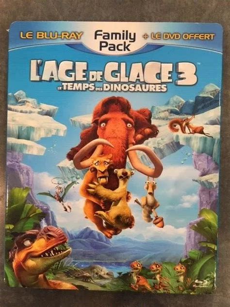 L AGE DE GLACE 3 Le Temps Des Dinosaures Film En BLU RAY Zone B DVD