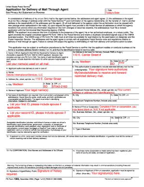 Fillable Online Sample PS Form 1583 MyDakotaAddress Fax Email