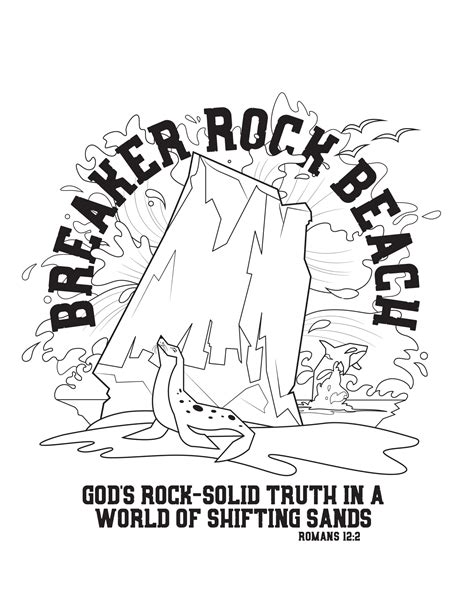 Breaker Rock Beach Vbs 2024 Logo Irena Bernette