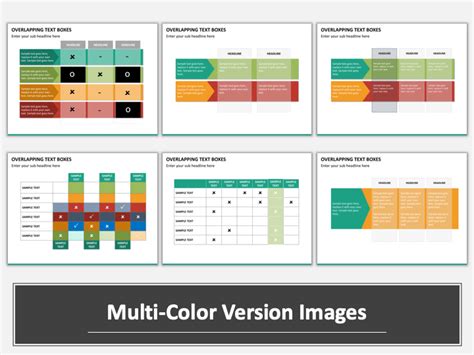 Overlapping Text Boxes PowerPoint And Google Slides Template PPT Slides