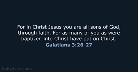 September 2 2024 Bible Verse Of The Day ESV Galatians 3 26 27