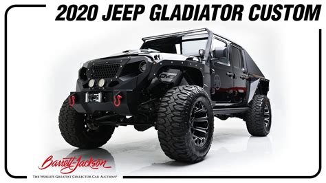 2020 Jeep Gladiator Custom Pickup Barrett Jackson 2023 Scottsdale