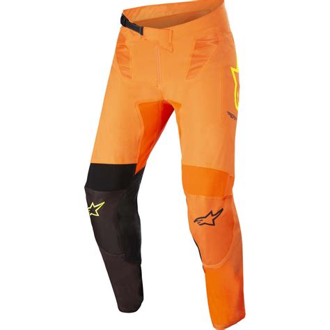 Pantaloni Moto Cross Enduro Alpinestars SUPERTECH BLAZE Arancio Nero