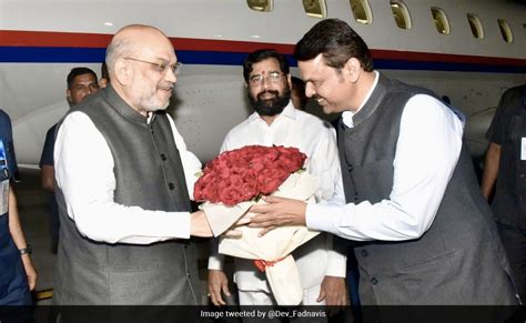 Amit Shah On 2 Day Visit To Maharashtra