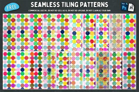 Free Download Cu Seamless Tiling Dots Patterns Hg Designs