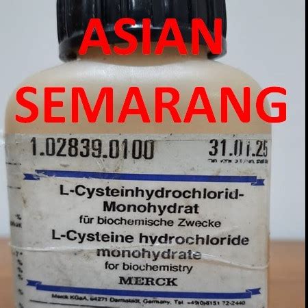 Jual L Cystein Hcl L Cystein Hydrochlorid L Sistein Hcl Eceran