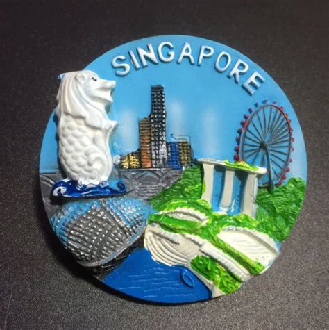 1 Pc Singapore Souvenirs Fridge Magnets Travel Tourism Souvenir ...