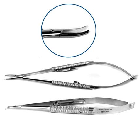 Barraquer Needle Holder Locking AN0160 MicroSurgical Technology