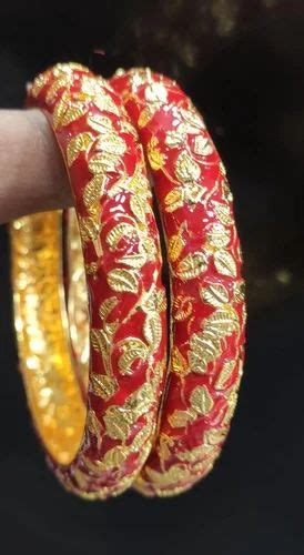 Wedding Wear Kundan Meenakari Bangles At Rs Pair In Mumbai Id