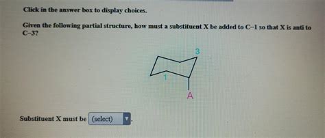 Solved Click In The Answer Box To Display Choices Given The Chegg