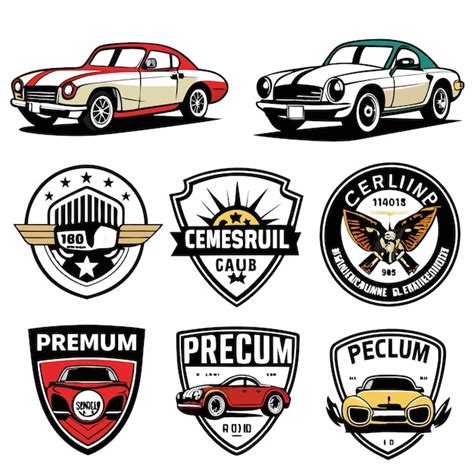 Car Logos Collection Iconic Automotive Emblems For Brands And Clubs