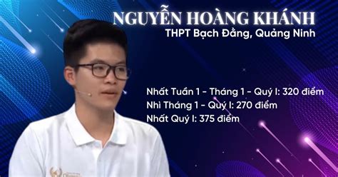 Chung Kết Olympia Nguyễn Hoàng Khánh Muốn Trở Thành Nhà Vô địch Báo