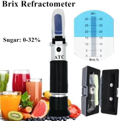 Jual Brix Refractometer Refraktometer Alat Ukur Pengukur Kadar Gula