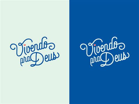 Logo Vivendo Pra Deus By Jubalew On Dribbble