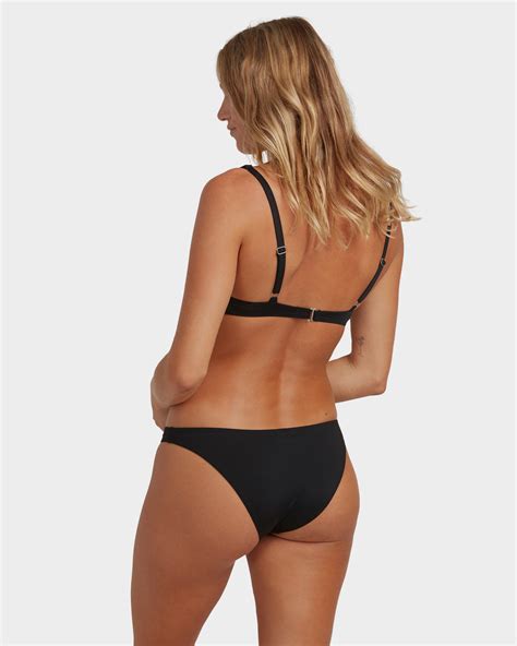 Billabong Sol Searcher Elongated Tri Bikini Top Black SurfStitch