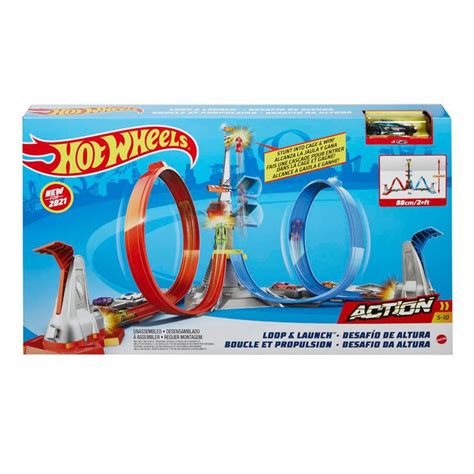 Pista De Percurso Hot Wheels Action Desafio Das Altura Shopee Brasil