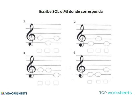 Notas Musicales Mi Sol La Ficha Interactiva Topworksheets Porn Sex