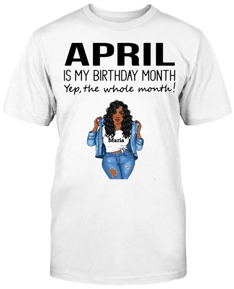 April: Is My Birthday Month Yep The Whole Month – Tiff Mart