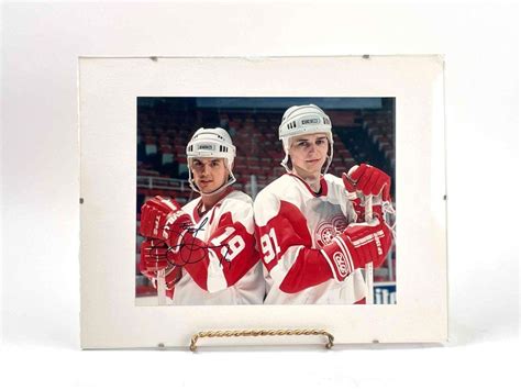 At Auction Signed Photograph Of Steve Yzerman And Sergei Fedorov