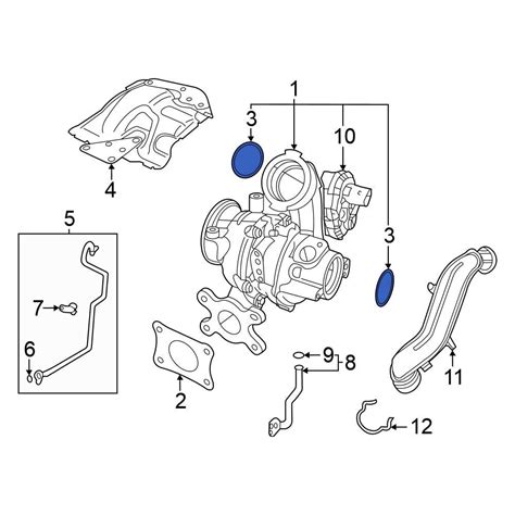 Volkswagen OE WHT001386 - Turbocharger Oil Seal
