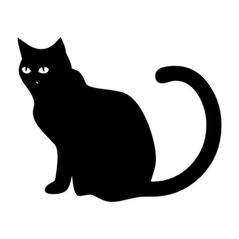 Black Cat Icon Clipart Best