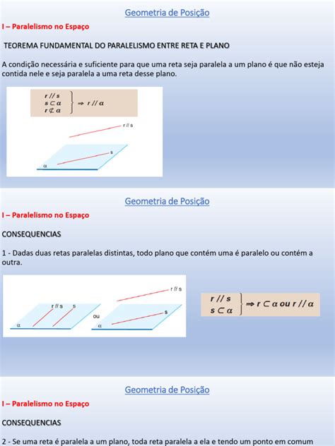 Paralelismo Das Formas - Paralelismo na Geometria de Posição | PDF | Linha (Geometria ...