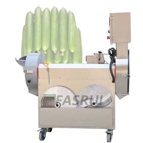 Double Headed Automatic Vegetables Cutting Machine Multi Function