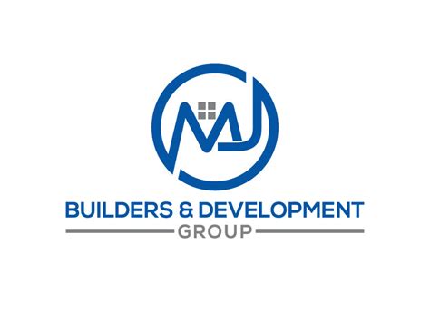 Elegant Playful Construction Company Logo Design For Mj Builders