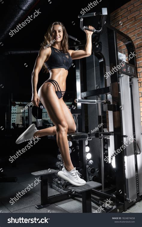 Bikini Fitness Model Posing Gym Sports Stock Photo Shutterstock