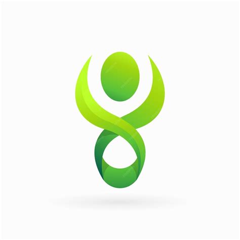 Premium Vector | Healthy living creative logo design template