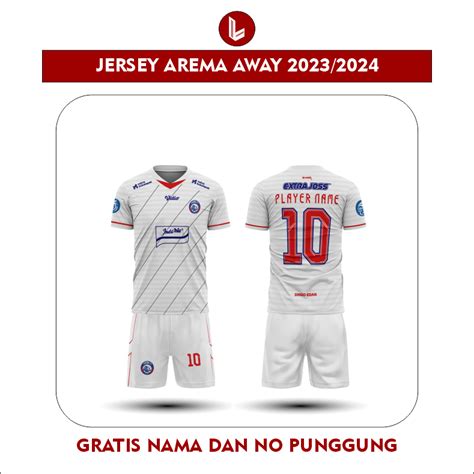 Jual Jersey Arema Away 2023 2024 Premium Terbaru Gratis Nama Dan No