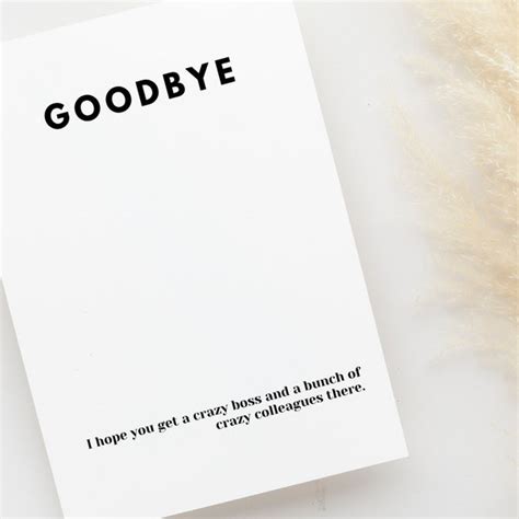 Funny Farewell Card - Etsy