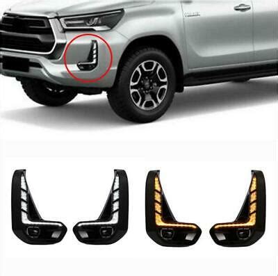 Toyota Hilux Revo Cobertor Neblineros Led Auto Tuning Peru