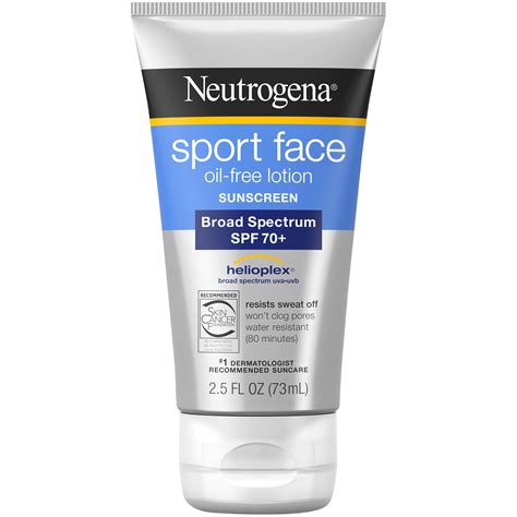 ewg rating  neutrogena sport face oil  lotion sunscreen spf