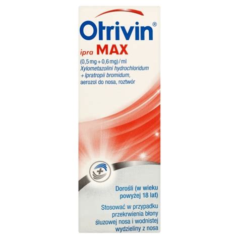 Otrivin Ipra MAX Aerozol Do Nosa 10ml 12476933147 Allegro Pl