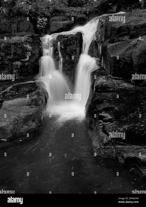 Beautiful Cascade Black And White Stock Photos And Images Alamy