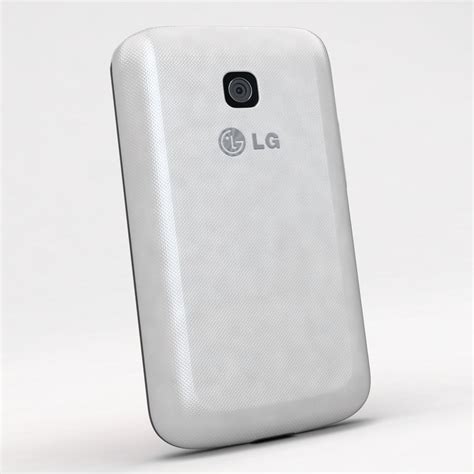 LG Optimus L1 II Tri E475白色 3D模型 49 max obj fbx c4d 3ds Free3D