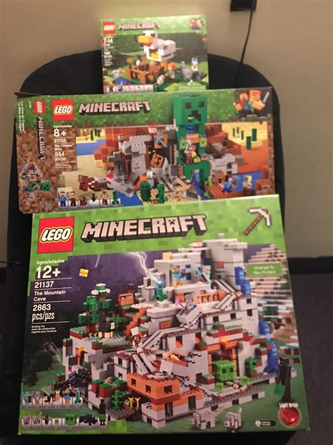 Minecraft 21137 The Mountain Cave Revealed Brickset Lego Set Guide And